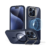ESR Classic Hybrid Case (HaloLock) [iPhone 15 Pro Max Compatible, Clear Dark Blue]