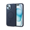 ESR Cloud Soft Case (HaloLock) [iPhone 15 Compatible, Dark Blue]